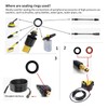 Zalizr 20 Pcs O-Ring Set Compatible with Karcher K2 K3