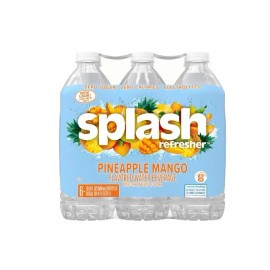 Unbranded Splash Blast, Pineapple Mango Flavor Water, 16.9 FL OZ (Pack of 6)