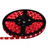 24V Waterproof LED Tape Light 5 Meters 3 Tips (Red/Black