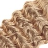 50g 1LX #22 Deep Wave Hair Extensions 12 14 16