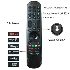 Voice Replacement Magic Remote Control MR23GA AKB76043102 Compatible for LG 2023 Smart TV OLED B3 C3 G3 Series UR8000 Series with Pointer and Voice Function
