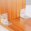 Hyever Stainless Steel Corner Brace Joints Plate 6 Pcs, Angle