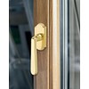 Gedotec® Window Handle Brass Half Olive – Model Old Vienna