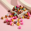 Wolpark Food Heart Mini Erasers for Kids Bulk Cake Fruit