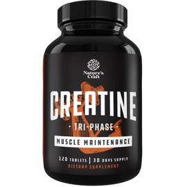 Nature's Craft Nature's Craft Creatine Tablets, 120 tablets, contains 300mg HCL, 1 unit, 120 tablets / 네이처스크래프트 네이처스 크래프트 크레아틴 태블릿 정제 120개입 300mg HCL 포함, 1개, 120정