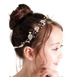 [MajuMaju] Hair Accessory Piano Recital Headdress Girls Children Handmade Handmade Arrangement Hair Ornament (B) (HC30)