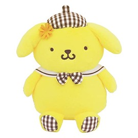 Nakajima Corporation Sanrio Characters 180049-23 Gingham Angel Plush Toy, Pompompurin