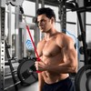 HXD-ERGO Single Tricep Rope, 2 Pieces Ergonomic Heavy Duty Tricep