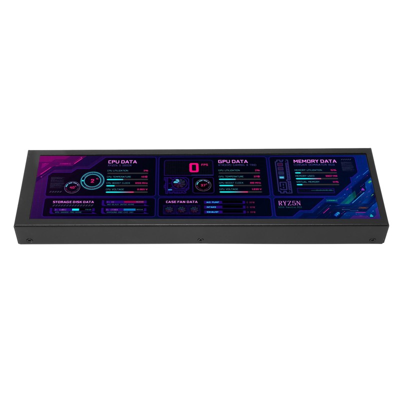 8.8in Computer Temp Monitor IPS 1920x480 60Hz for AIDA64 USB