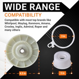 BlueStars UPGRADED W10721967 Splutch Cam Kit Replacement Part - Exact Fit for Whirlpool & Kenmore Washers - Replaces AP5951296 W10006356 W10315818 PS10057144 W10006352 W10006382 W10326374