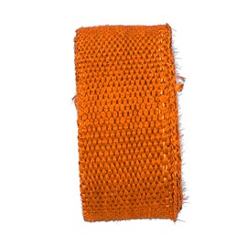 Exhaust Heat Wrap Insulation Tape Glass Fiber Alloy Steel Tie for Car Motorcycle Performance Boost Heat Reduction (Orange)