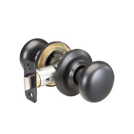 Yale Security Cambridge, Passage Knob, Black Suede