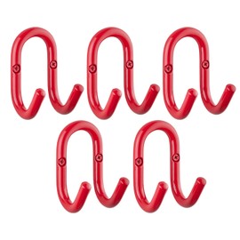SOTECH FARA Coat Hooks 88 x 51 mm Steel Red Pack of 5