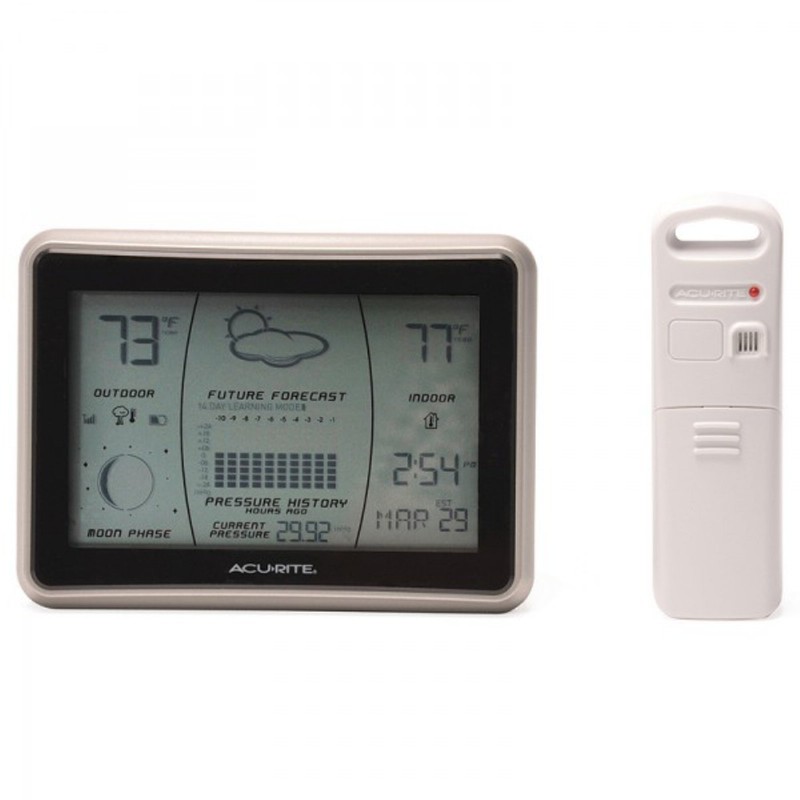 AcuRite 00621 Wireless Weather Forecaster with Intelli-Time