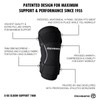 Rehband Power Max Elbow Support for Heavy Strength Training, Neoprene