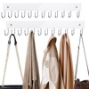 Belt Hanger Wall Mounted, Wooden Coat Rack Belt Organizer 2