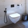 SHAMANDA Wall Mounted Bidet Sprayer Set, Stainless Steel Round Handheld