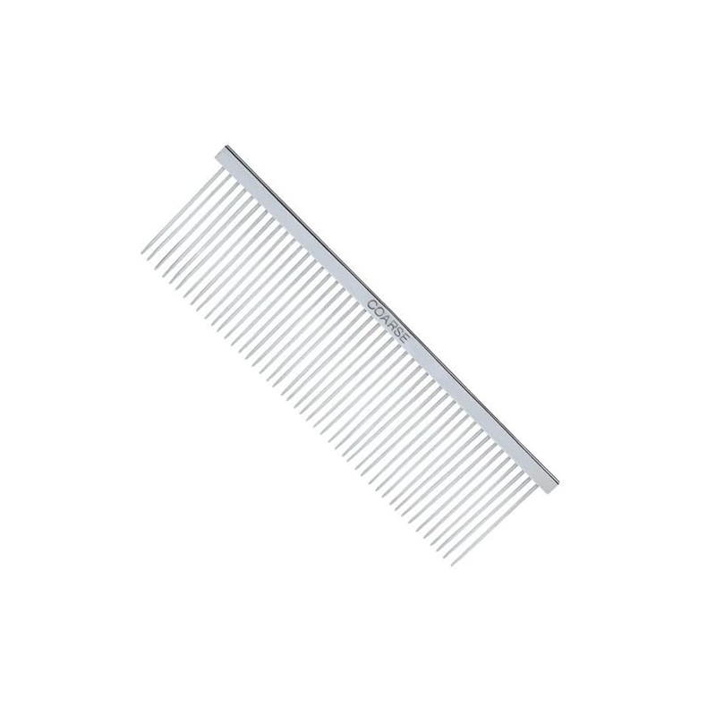 Master Grooming Tools 7-1/2-Inch Greyhound Pet Grooming Comb, Coarse