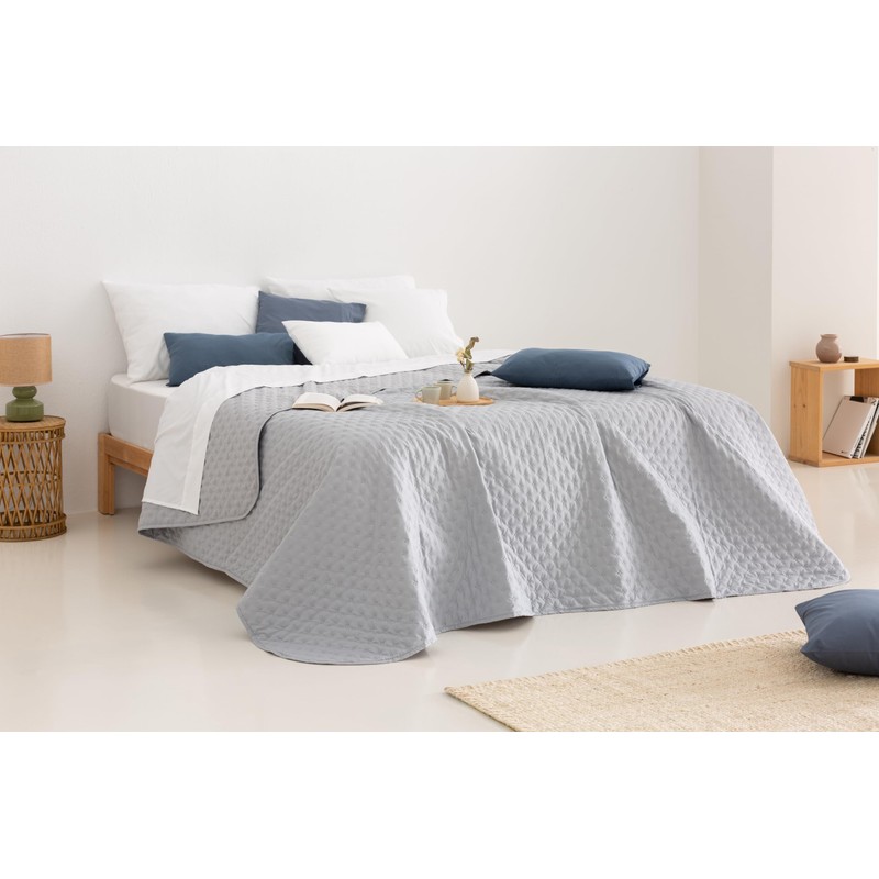 Todocama Fine Bedspread Star Design Spring, Summer, Autumn and Winter