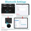 BT5.0 Drawing Keyboard for Procreate, 35 Keys One Handed Wireless