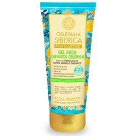 Oblepikha Curling Angel with Flax Seeds - Curl Jelly Natural For Natural Curls - Hair Gel Against Frizz - Styling Gel Curly Girl Method 200 ml