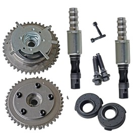 Variable Camshaft Timing Cam Phaser Kit 917-250 with VCT Solenoids for Fo-rd Expedition, Explorer, Mus-Tang, F150/ Lin-coln Navigator/Mer-cury Mountaineer 4.6L 5.4L 3V Engine 3R2Z6A257DA