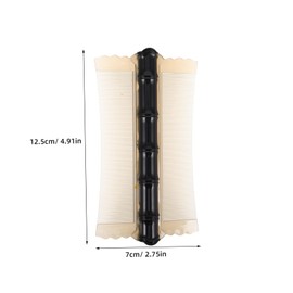 NOLITOY Bamboo Design Hair Comb Double-sided Plastic Comb Dandruff Removal for Women Men Kids Pet Grooming