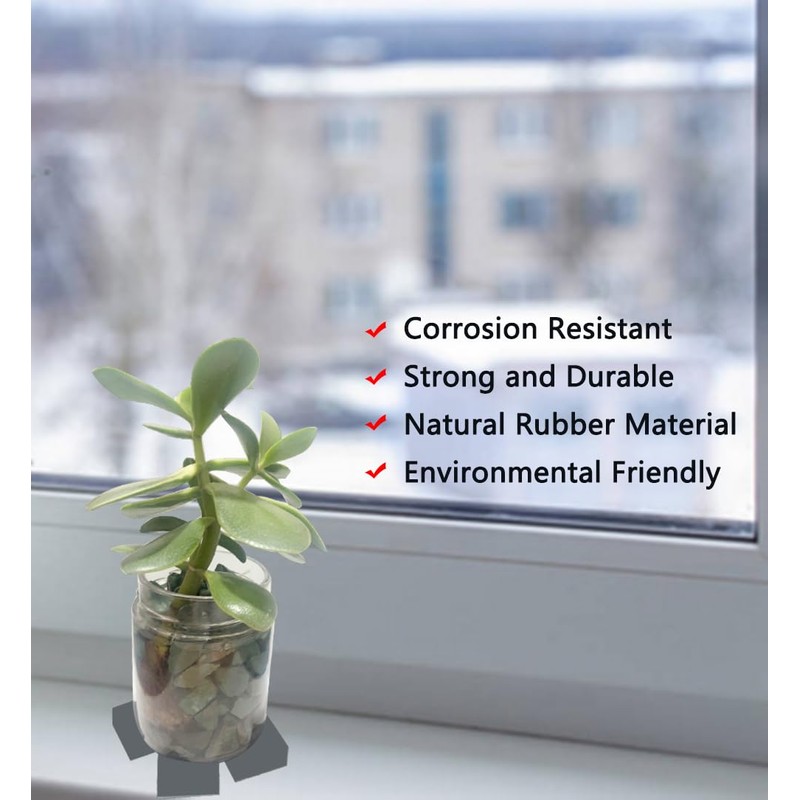 12 Pack Invisible Pot Feet,Solid Rubber Risers for Plant Pots