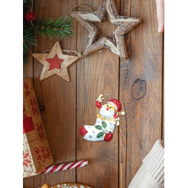 Unisex Christmas Stocking Broach Pin – Perfect Holiday Brooch for Women & Men,Pin for Sweaters, Coats, and Cloaks – Celebrate the Festive Season in Style