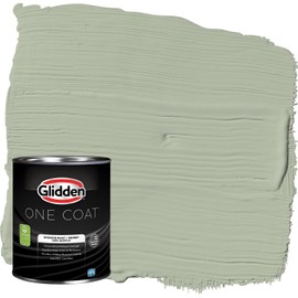 Glidden Interior Paint + Primer: Sage/Light Sage, One Coat, Semi-Gloss, 1-Quart