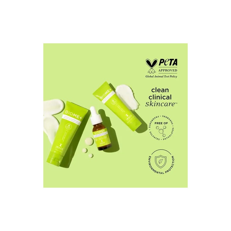 Image Skincare, Biome+ Dew Bright Serum, Suero Facial Respet