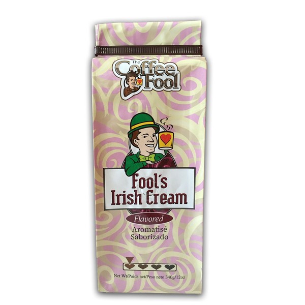 The Coffee Fool Drip Grind Coffee, Fool's Irish Cream, 12