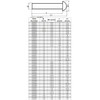 AERZETIX - C62013 - Set of 20 aluminium rivets diameter