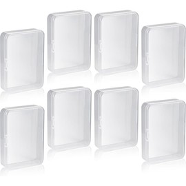 Clear Plastic Playing Card Deck Cases, 8Pcs Plastic Playing Card Storage Box Playing Card Box,Plastic Playing Card Case Holder, Empty Playing Card Storage Box Card Game Storage Box Playing Card Case