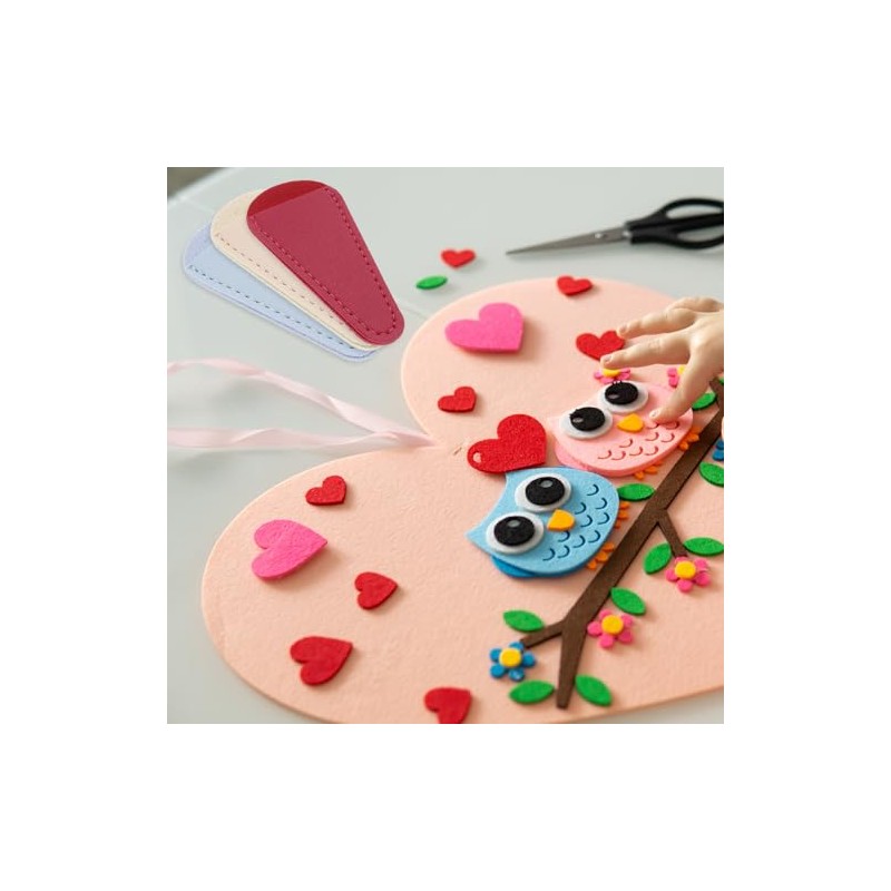 sourcing map 3Pcs Scissors Sheath, 2.9" x 1.5" Scissors Cover