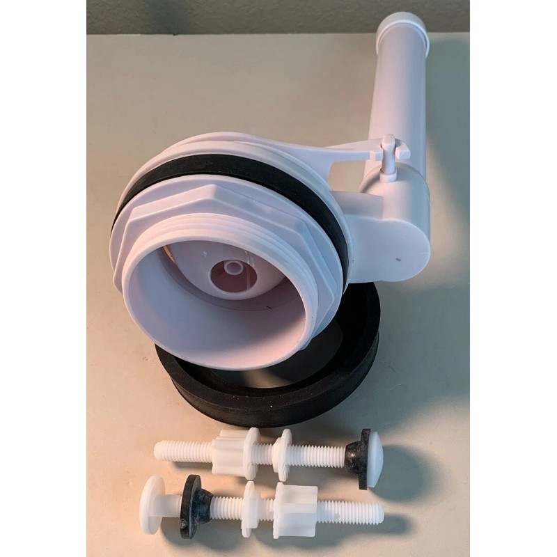 NuFlush 3 inch Flush Valve Assembly w/ Nylon Bolts and