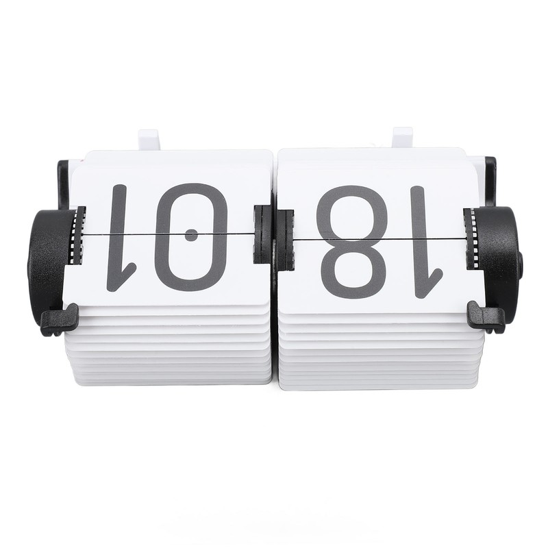 Digital Flip Down Clock Multifunction Mechanical Automatic Down Page Desk