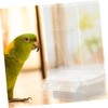 Abaodam Alimentador De Pájaros Esférico Comedero Automático con Botella De