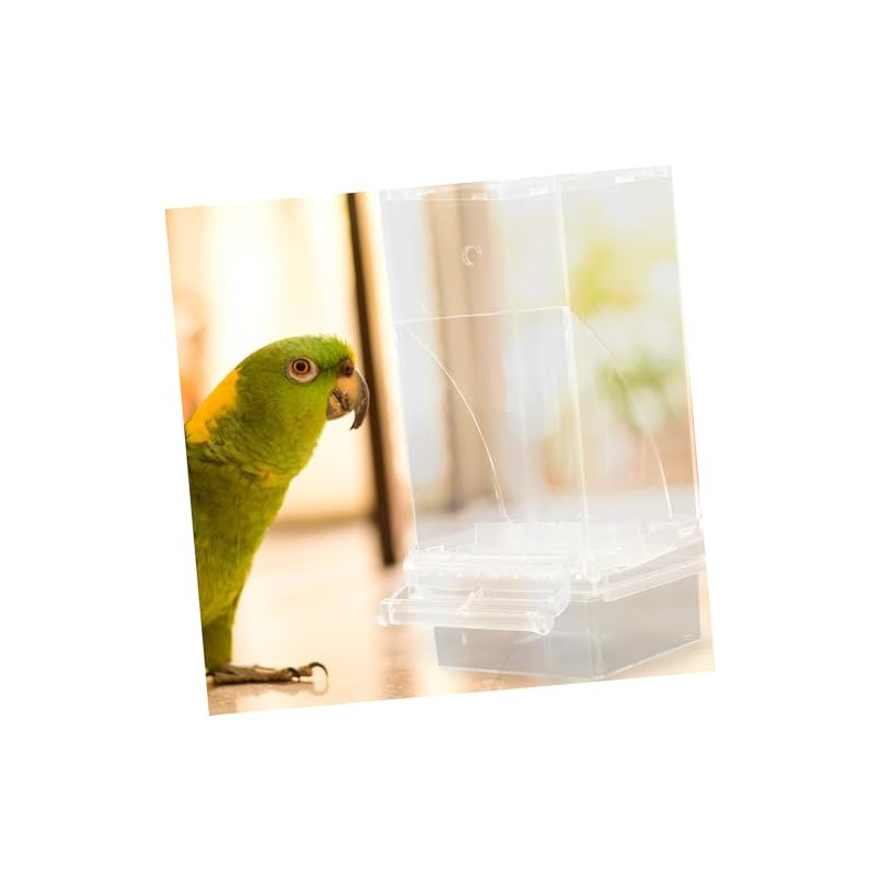Abaodam Alimentador De Pájaros Esférico Comedero Automático con Botella De