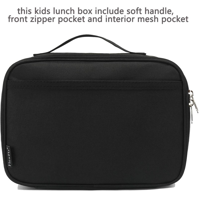 FlowFly Kids Lunch Box Insulated Soft Bag Mini Cooler Back