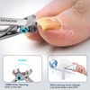 Toenail Clippers for Seniors Thick Toenails - Wide Jaw Opening