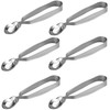HAN SHENG 6 Pcs Stainless Steel Escargot Snail Tongs Kitchen