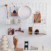 FRIADE Wall Grid Panel for Photo Display,Wall Storage Organizer,5 Metal
