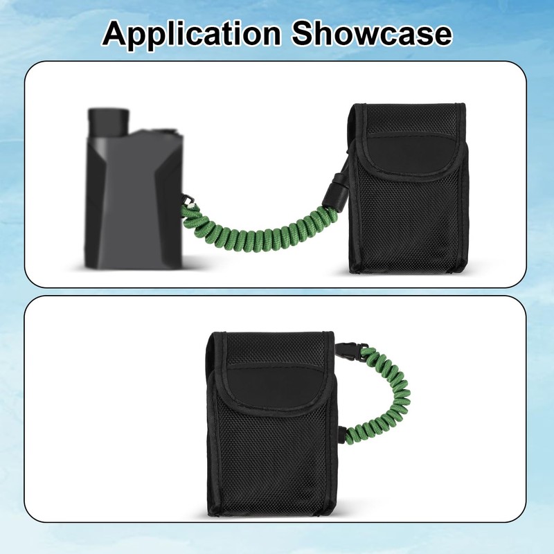 Rangefinder Tether Cord, 3.15-15.75in High-Density Polyester Retractable Rangefinder Lanyard Suitable