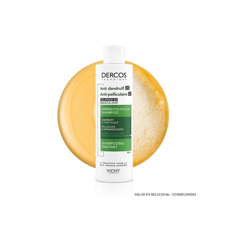 Shampoo Dercos VICHY Anticaspa Grasa 200 ml