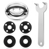 6PCS Angle Grinder Attachments, M14 Thread Self Locking Plate with