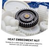 BUGUUYO Heat Set Inserts 1/4 Inch 20pcs Threaded Inserts for