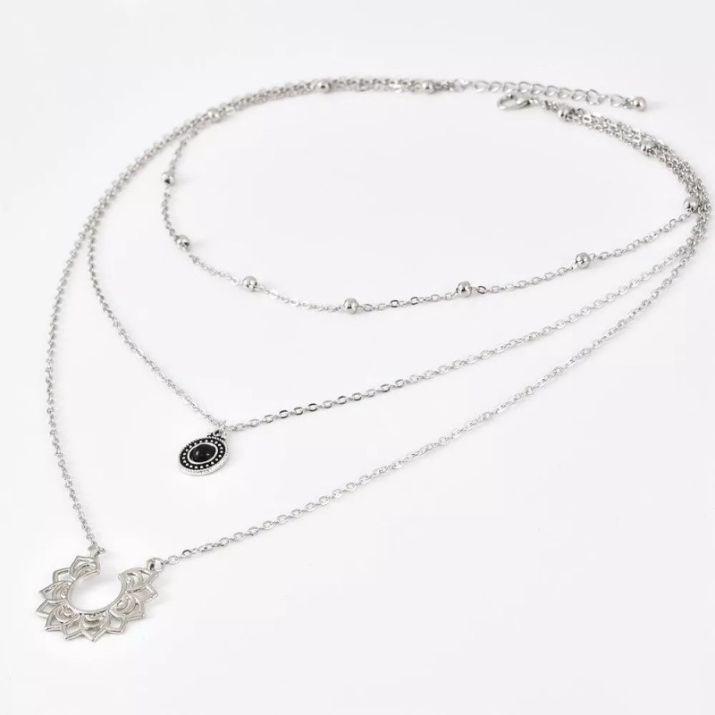Patry Collar 3 En 1 Mandala Joyería Dama Mujer Regalo