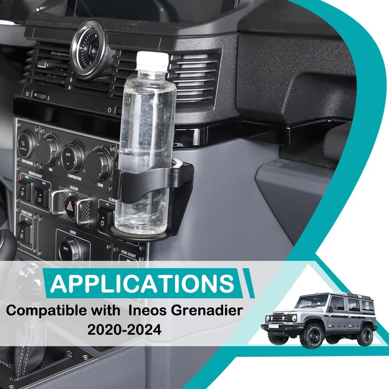 Hudiriy Car Water Cup Holder on The Right Side of