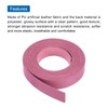 sourcing map Leather Straps Strip Belt 1.2cm(0.5" Width) 100cm(40" Length)